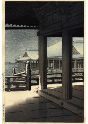 H-27 清水寺の暮雪